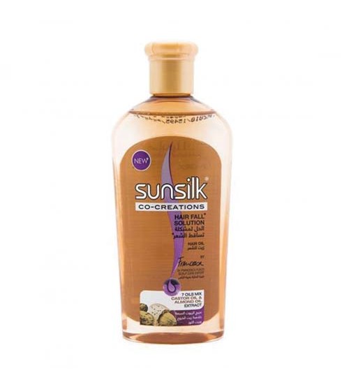 Sunsilk Co-Creations Hair Fall Solution Almond & Castor Hair Oil 7 Oils Mix